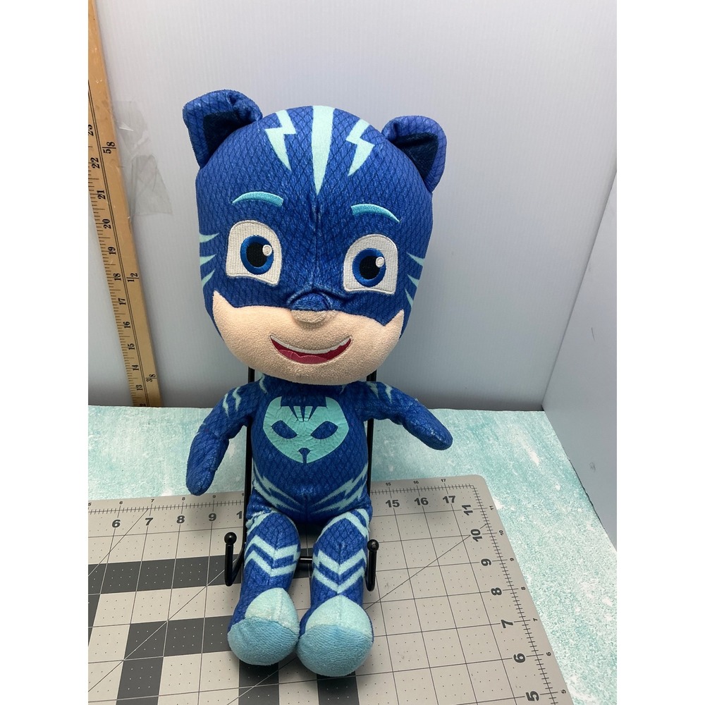PJ Masks Catboy Plush Blue Superhero Stuffed Animal 14 Inch Disney Junior Toy